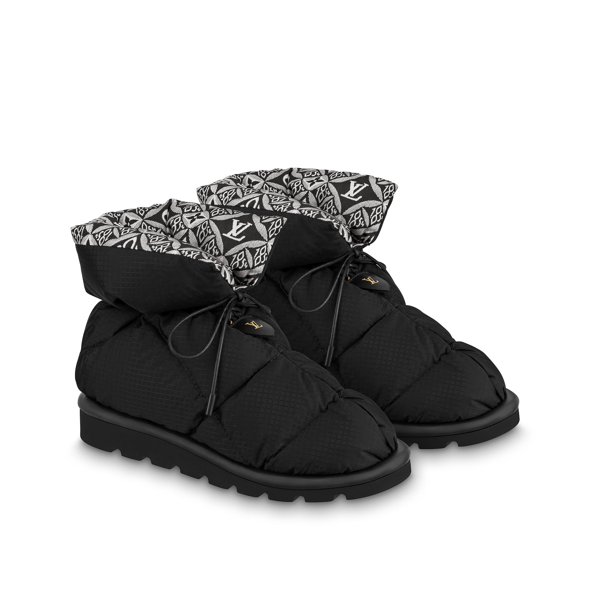 Pillow Comfort Ankle Boots Luxury Grey LOUIS VUITTON